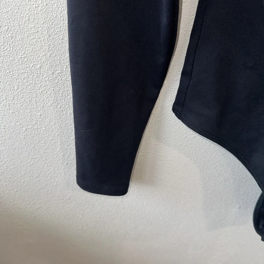 Ambercombie And Fitch Top‎ Bodysuit Long Sleeve Black Size S